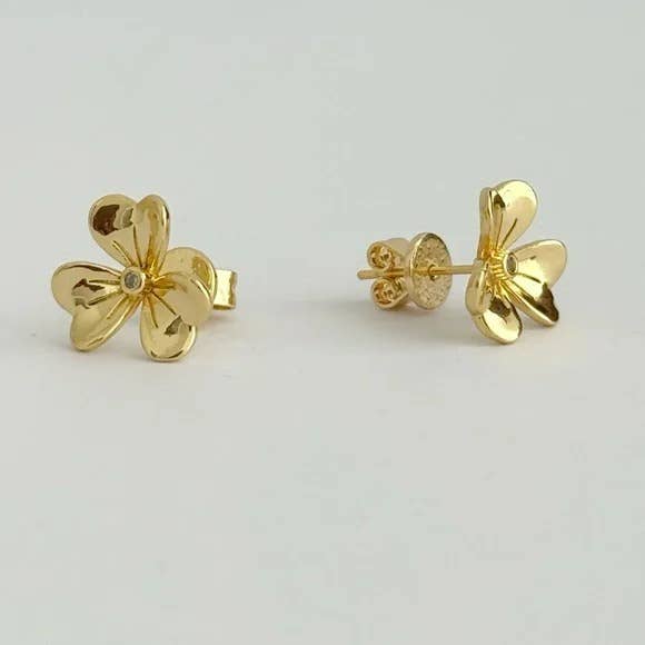 Tramps+Thieves - Wholesale Stud/Post Earrings - La Flor Dor Stud Earrings2