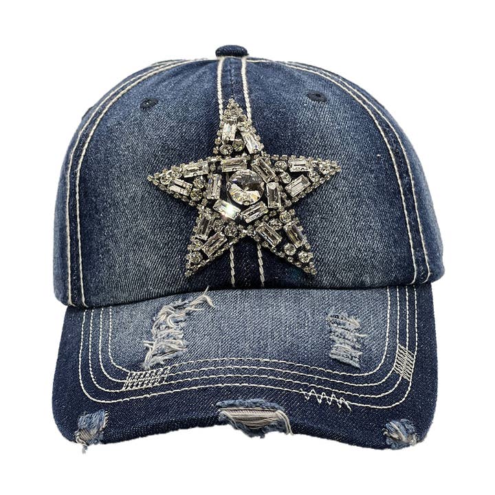 Crystallized Star Hat for wholesale by The Alabama Girl