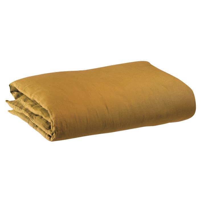 Stonewashed Zeff Bronze Påslakan 260 x 240 för wholesale av Maison Vivaraise & La Cerise sur le Gâteau