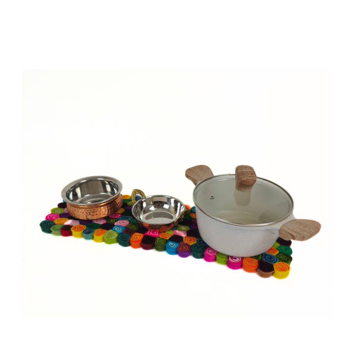 Feltiful - Wholesale Trivet - Handcrafted Felt, CandyCut Long Trivet, Potholders, Runner1