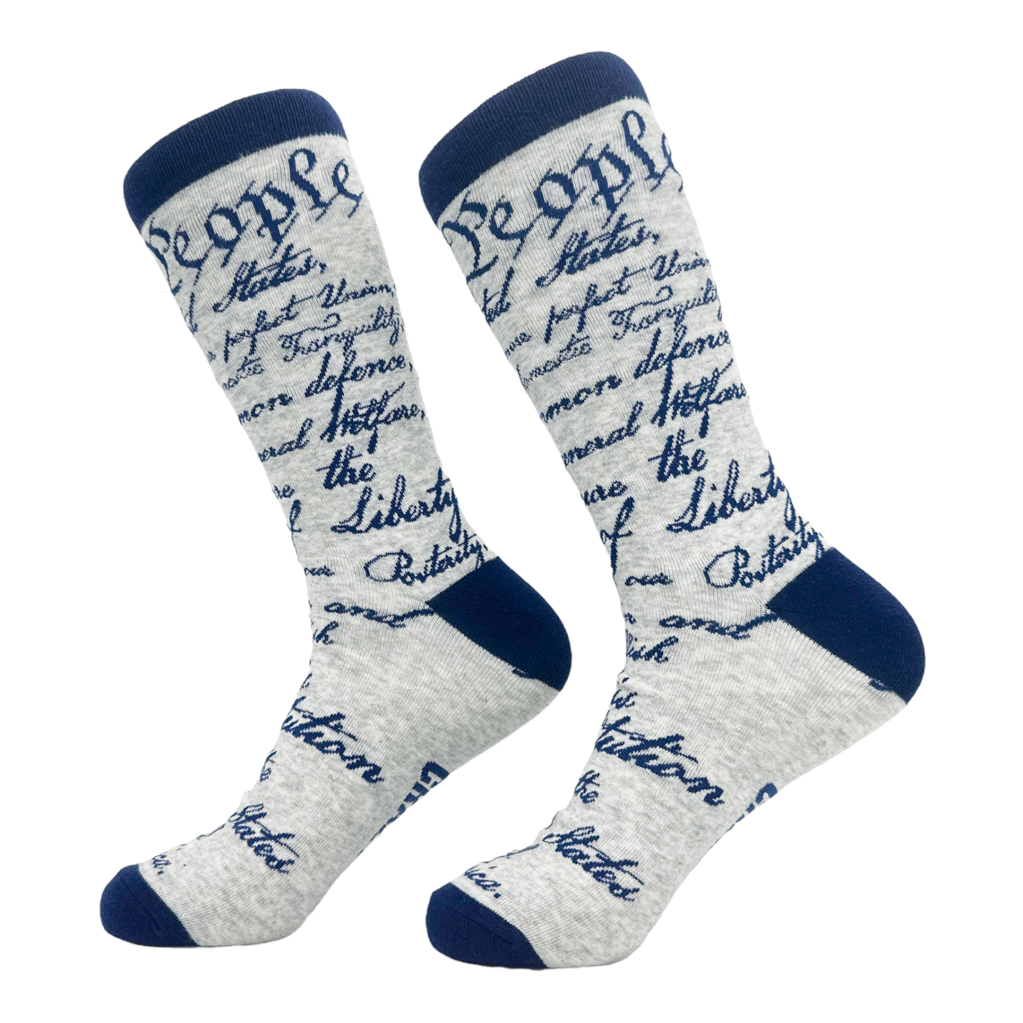 Men's US Constitution Socks Funny Patriotic 4th Of July USA for wholesale on Faire1