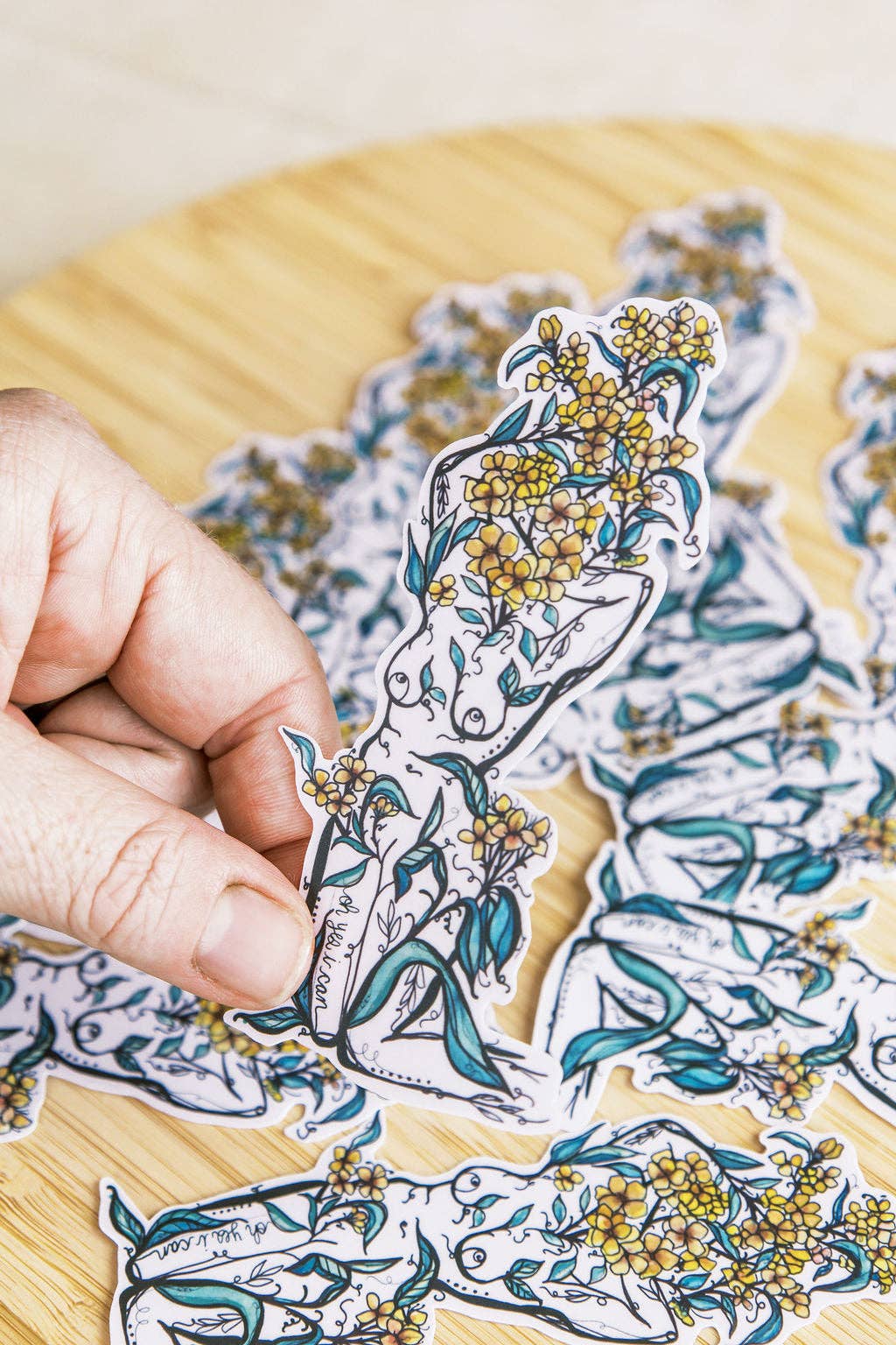 Marcy Ellis - Wholesale Sticker - Sticker - Anemone Sister 1