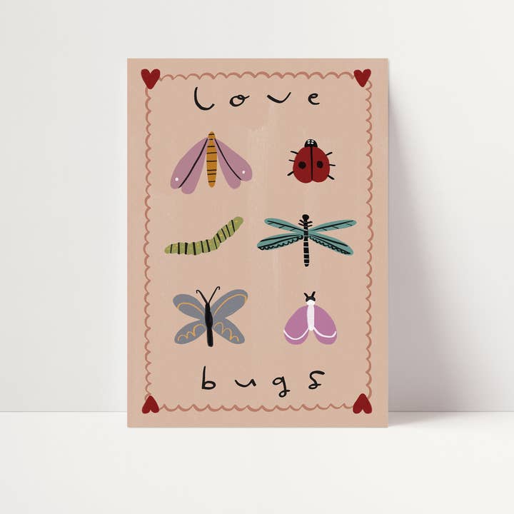 Love Bugs | Impressão para Berçário | SEM MOLDURA por atacado de SimplyExtraJordanary