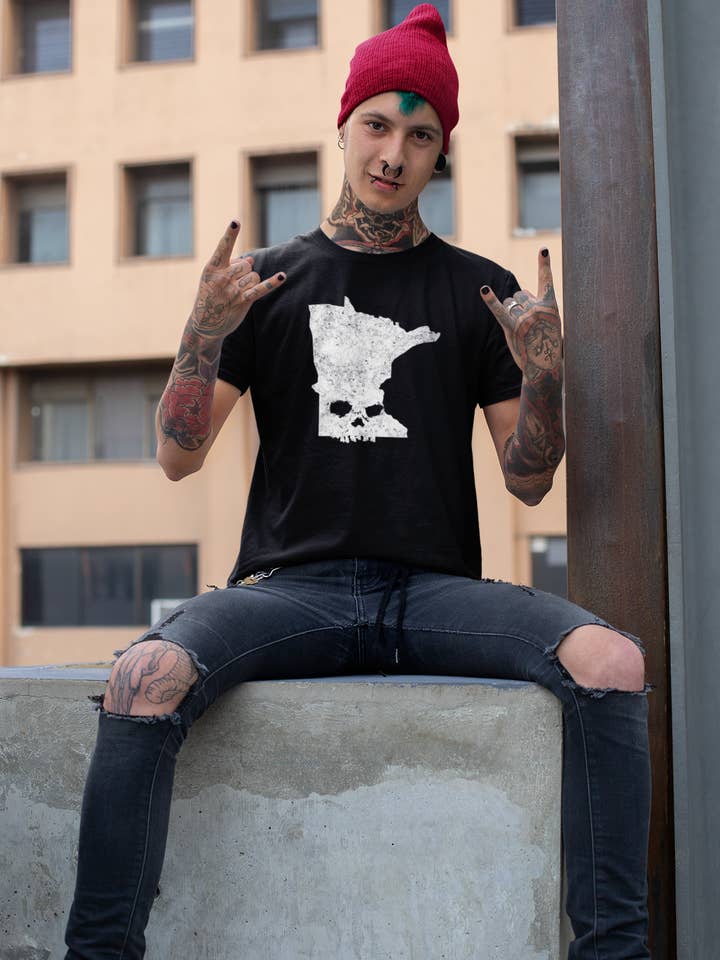 Minnesota Skull State for wholesale by United Skulls America