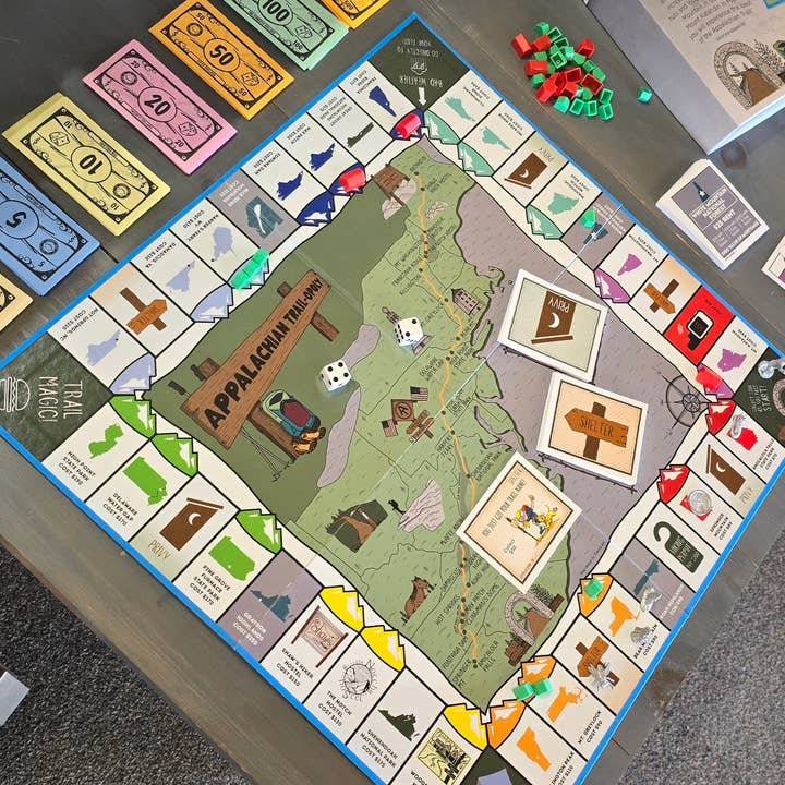 Nahamsha Gifts - Wholesale Board Game - Appalachian Trail-Opoly Board Game