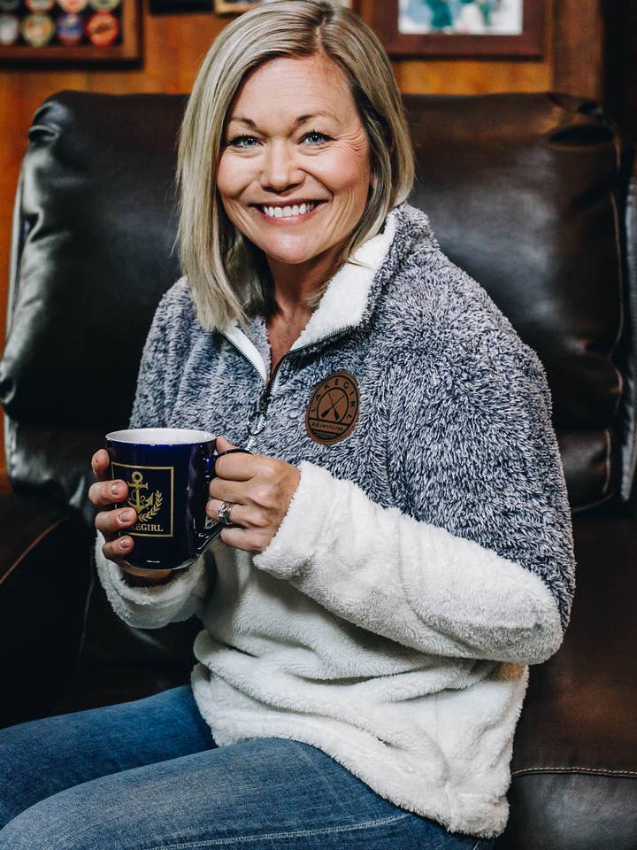 Sherpa con cremallera hasta el pecho para venta al por mayor de Lakegirl