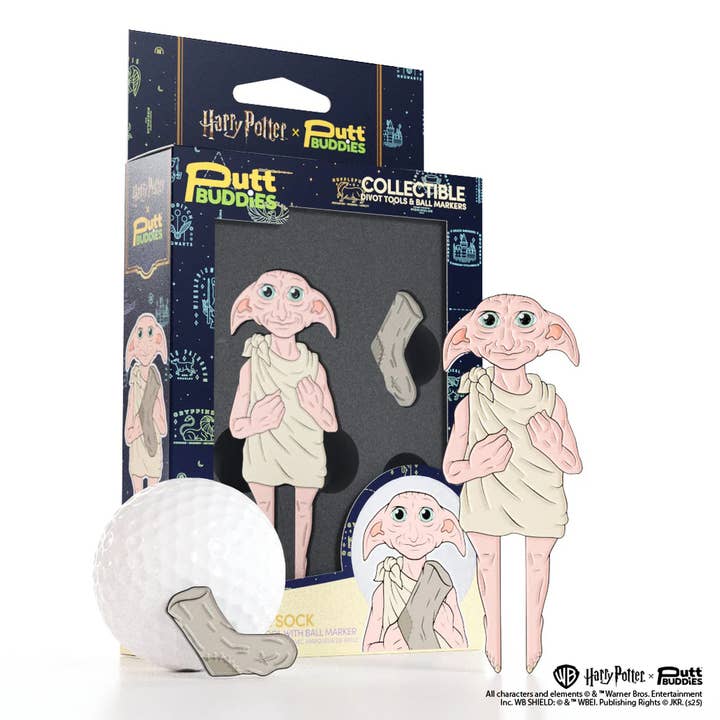 Harry Potter™ x PuttBuddies Dobby Divot Tool w/ Ball Marker for wholesale by PuttBuddies