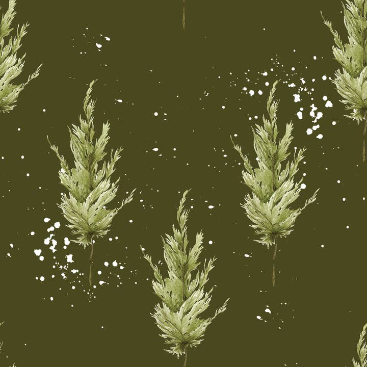 Papier cadeau de Noël durable BoHo | Pins pour la vente par Waterleaf Paper Co.