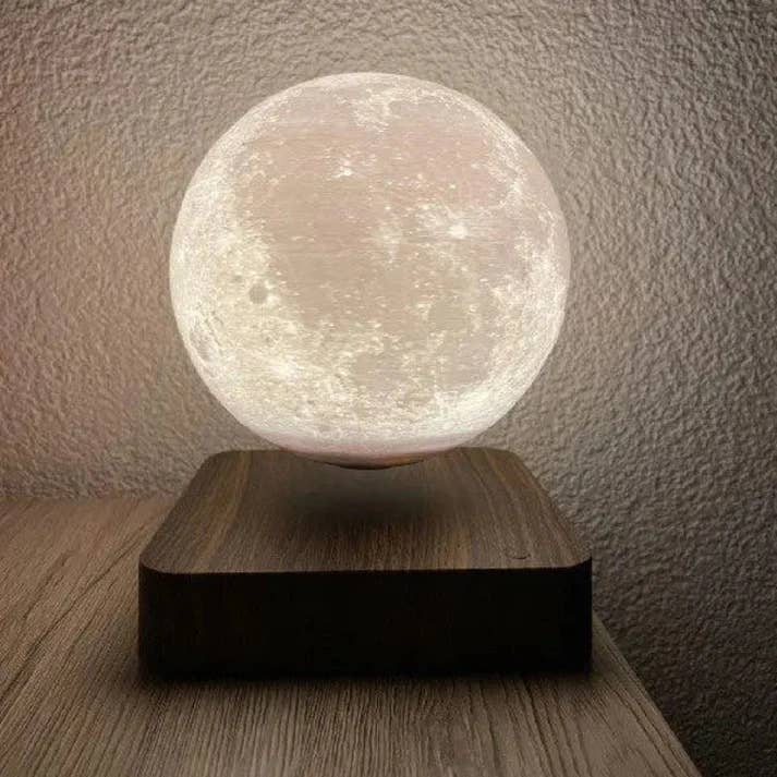 Kiyo Home - Wholesale Accent/Desk Lamp - Levitating Moon Lamp | Floating Moon Lamp | 3-Step LED11
