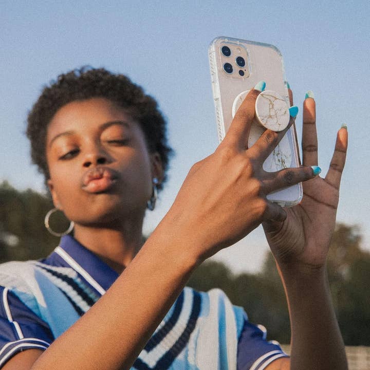 POPSOCKETS - Wholesale Phone Grip - PopGrip for MagSafe - Lutz Gold Marble2