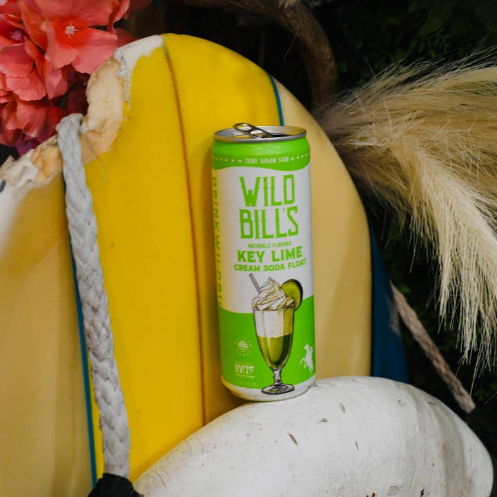 Wild Bill’s Craft Beverage Co. - Wholesale Soda/Carbonated Drink - Key Lime - Zero Sugar Soda, Clean Ingredients, 12-Pack, Cans4
