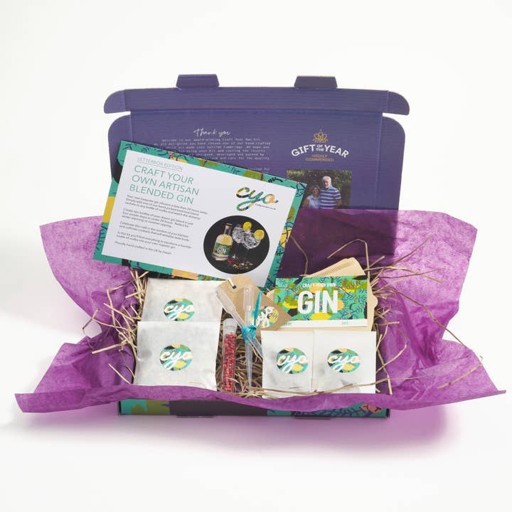 Craft Your Own - Wholesale DIY Drink Kit - The Artisan Letterbox Make Your Own Gin Kit