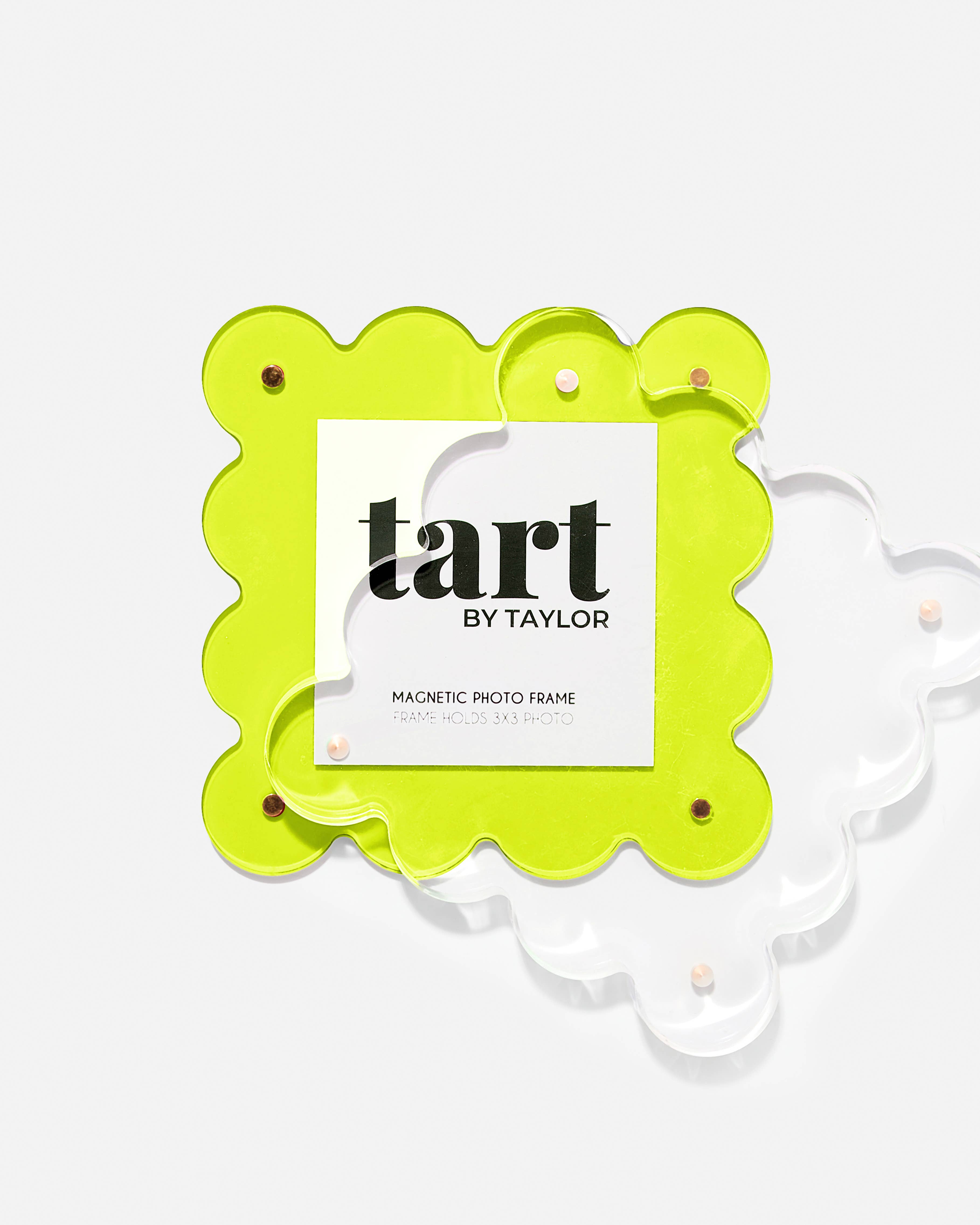 Tart By Taylor - Wholesale Picture Frame - Neon Lime Mini Acrylic Picture Frame1