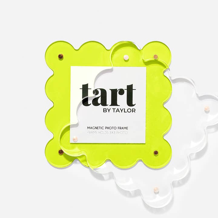 Tart By Taylor - Wholesale Picture Frame - Neon Lime Mini Acrylic Picture Frame1