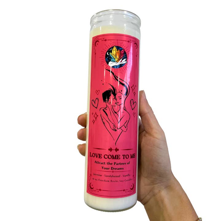 Freedom Rocks - Wholesale Votive Candle - Love Come To Me All Natural Scented Prayer Candle