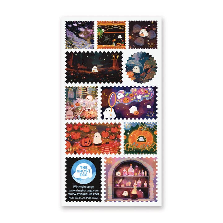 Fall Ghosties Stamps for wholesale by STICKII