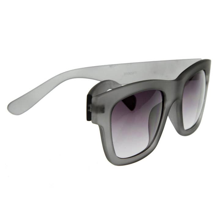 SPARE-SPECS, LLC - Wholesale Sunglasses - Women's - Artist Indie Hipster Fashion Soft Rubber Horned Rim Sunglasses5