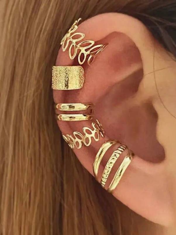 5 Piece Ear Cuff Set for wholesale by Royal Trading Post