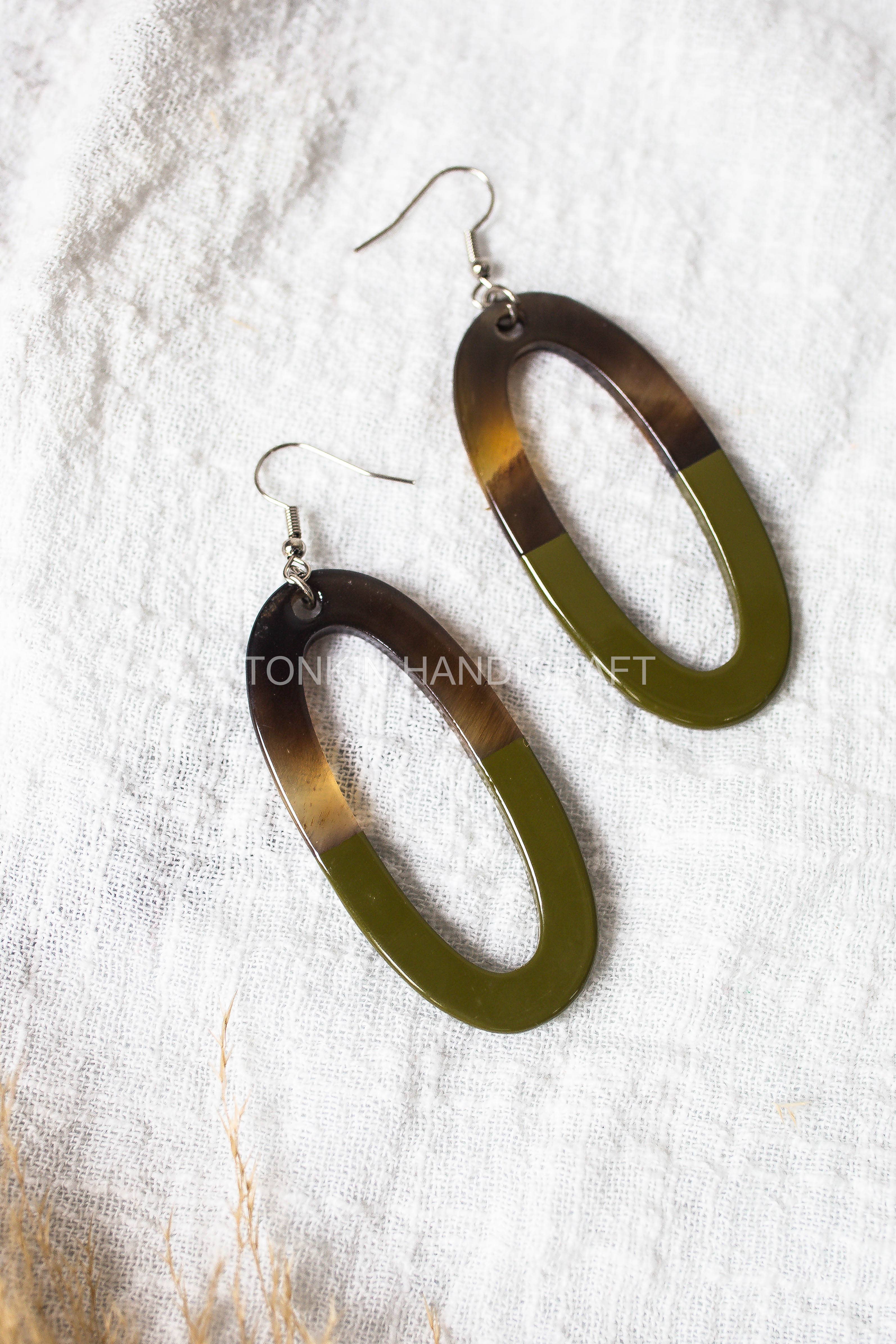Tonkin Handicraft - Wholesale Dangle Earrings - Lim Buffalo Horn Earrings 8