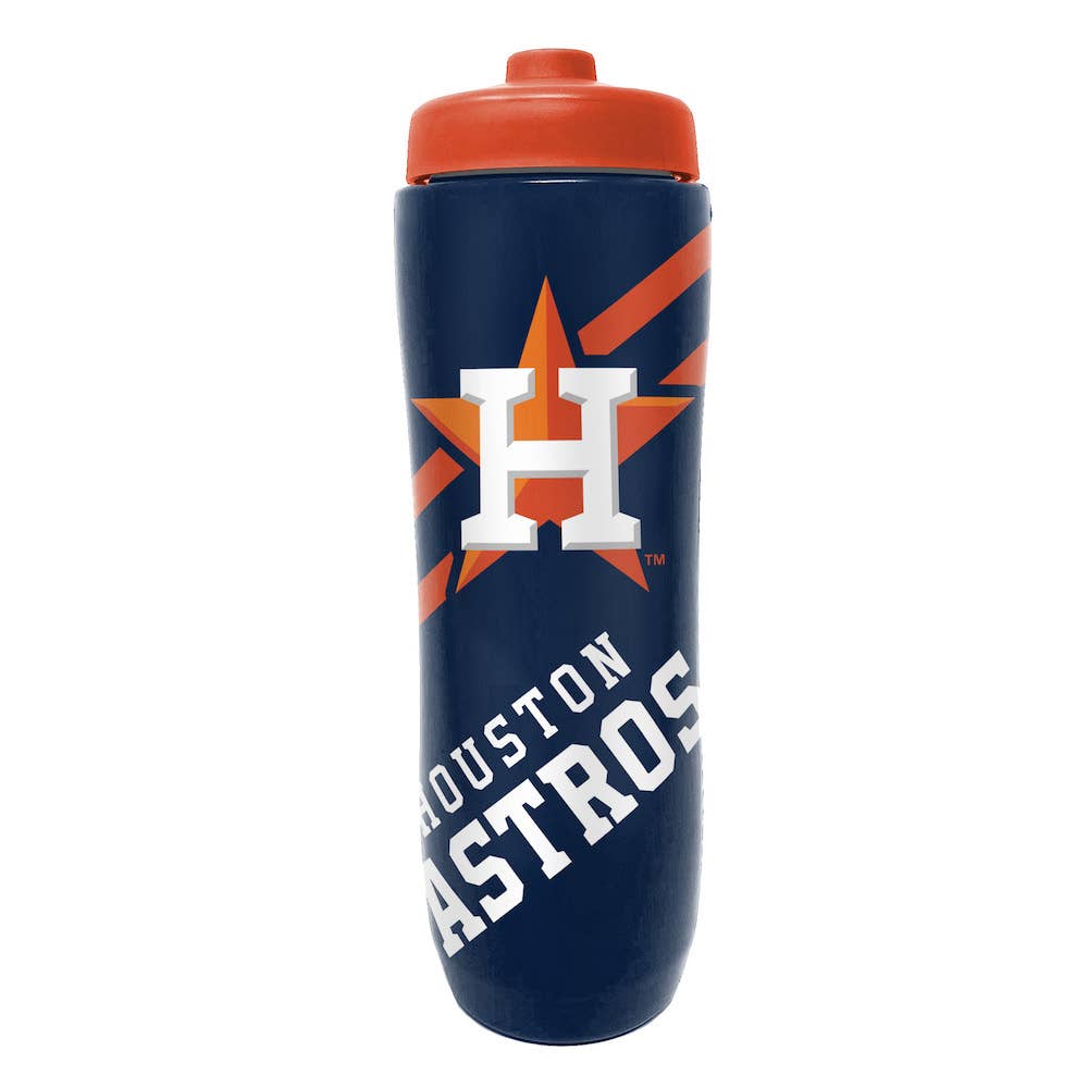 Party Animal, Inc. - Wholesale Water Bottle - Houston Astros Squeezy Water Bottle0