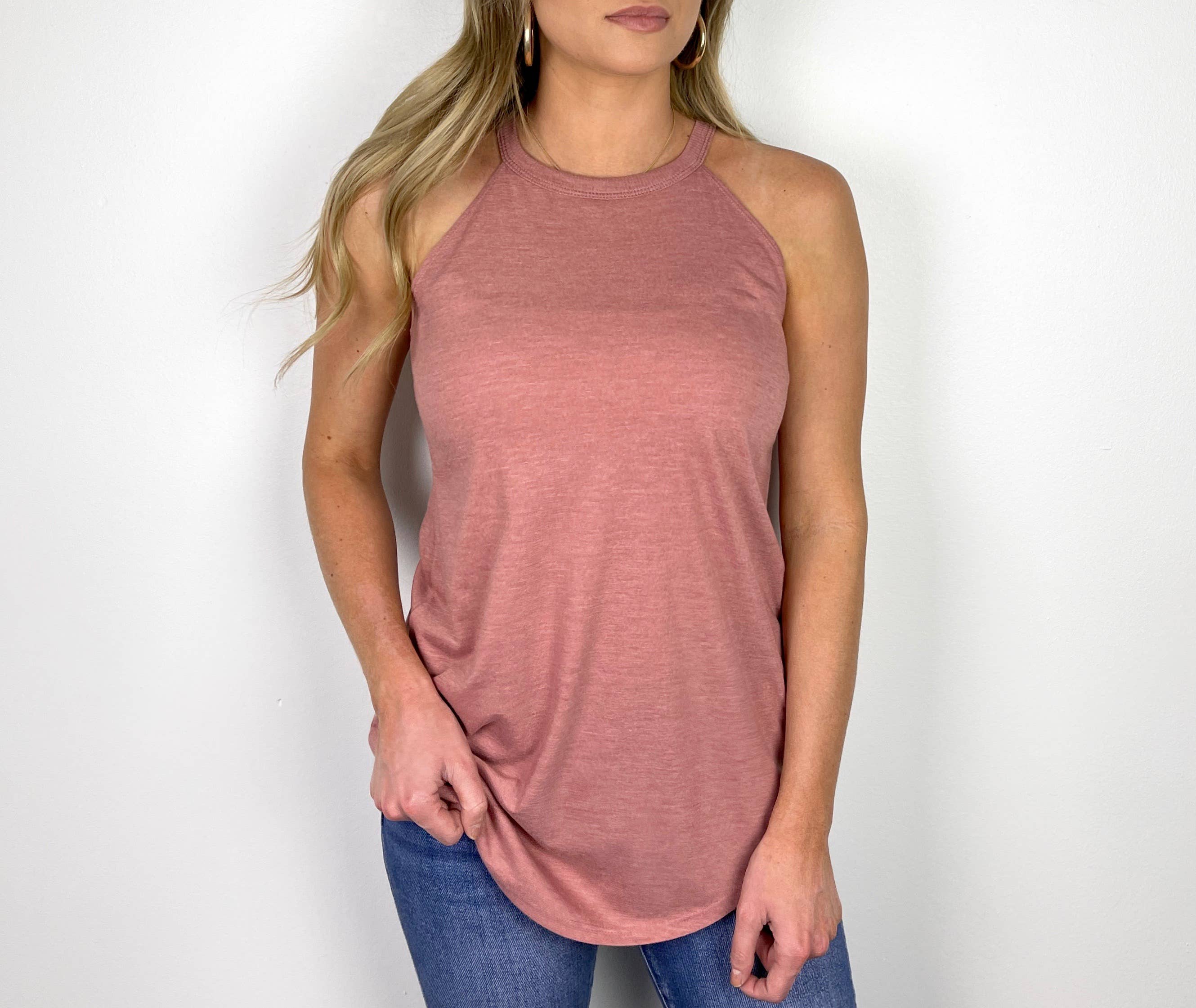 Trendznmore - Modern Graphic Apparel - Wholesale Tank Top - Women's - Solid Women's Perfect Tri Rocker Tanks1