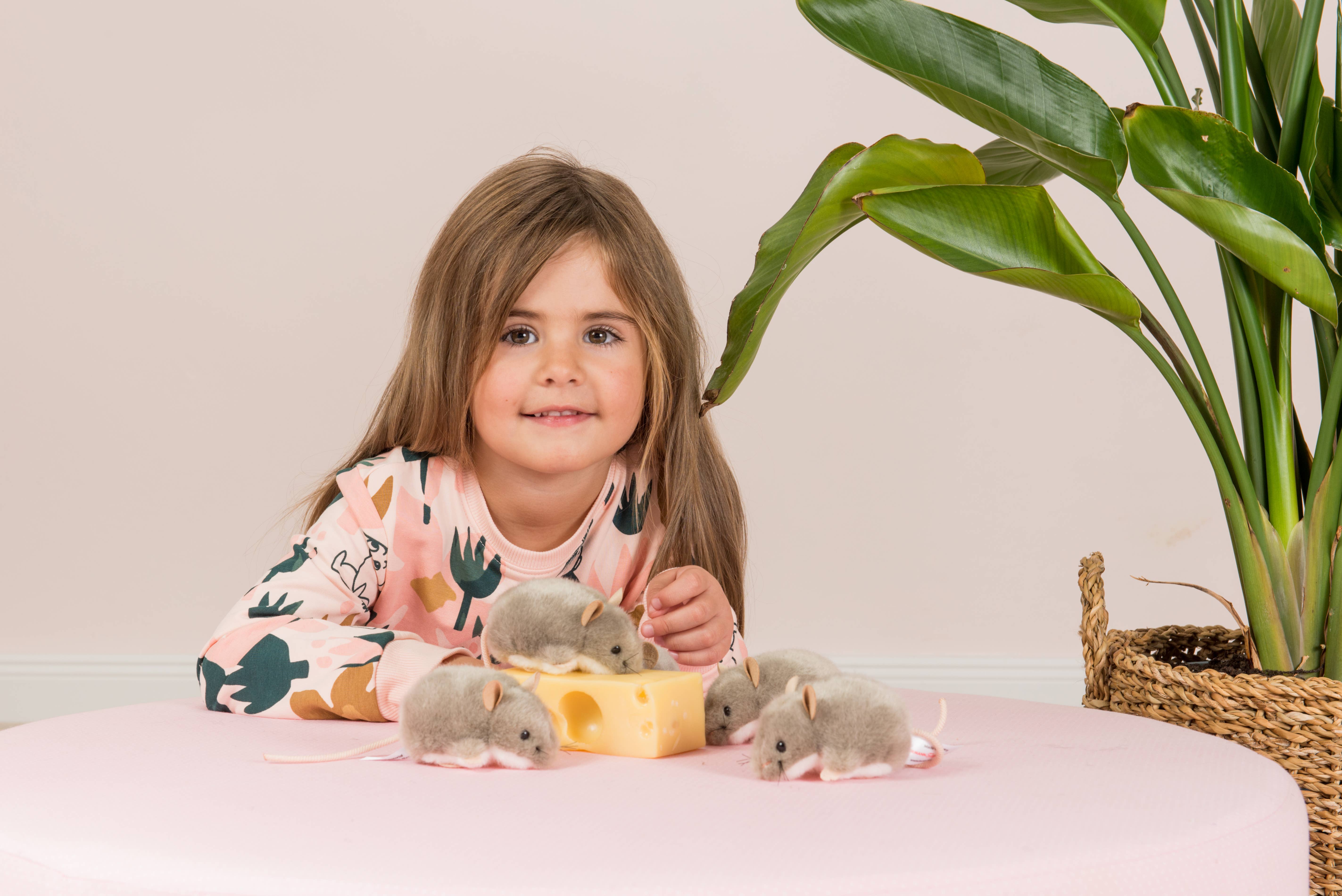 Teddy Hermann - Wholesale Stuffed/Plush Toy - Kids & Baby - Grey mouse 9 cm - plush toy - soft toy1