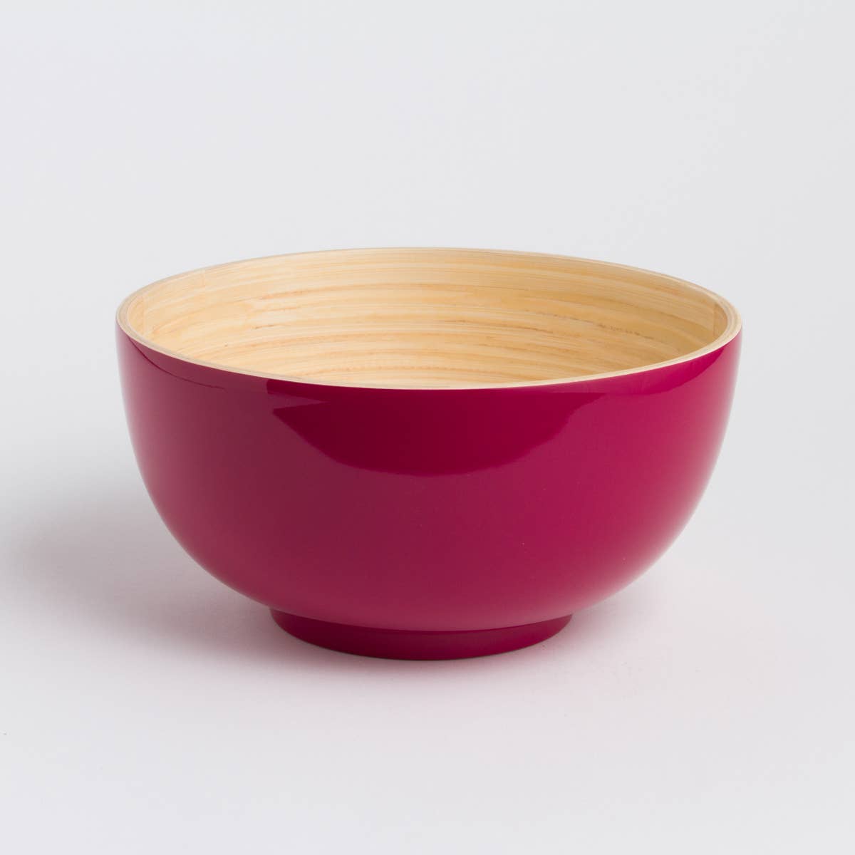 Bibol - Wholesale Serve Bowl - TCHON Bamboo Salad Bowl - Glossy Colors2