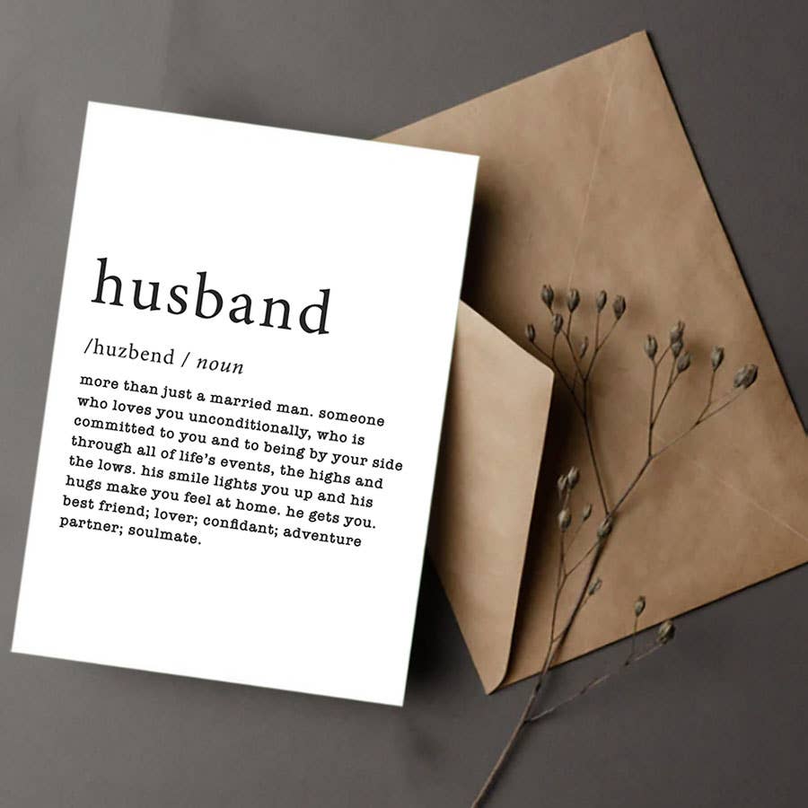 Beyoutifully Brown® - Wholesale Love Card - Husband Defined Greeting Card2