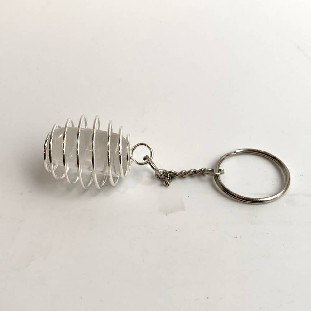 VIE – wholesale Keychain – Women's – Spiral Cage Tumble Keychain17