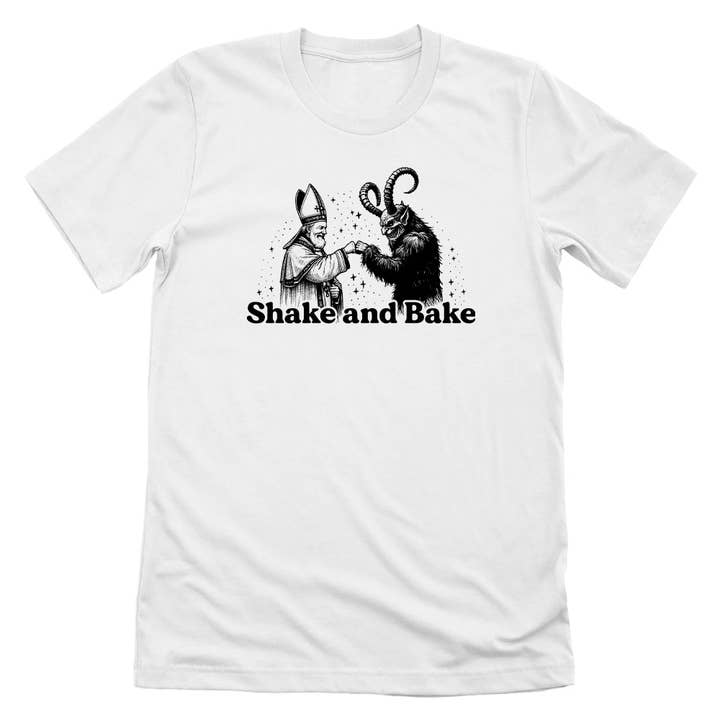 Shake and Bake St Nick and Krampus for wholesale by Let's Get This Thread
