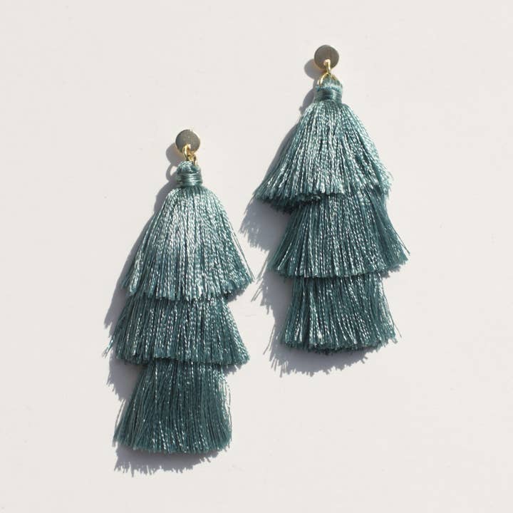 Rover & Kin - Wholesale Tassel Earrings - Tiered Tassel Earrings8