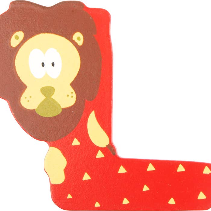 Træbogstav med dyr L for engroshandel hos small foot