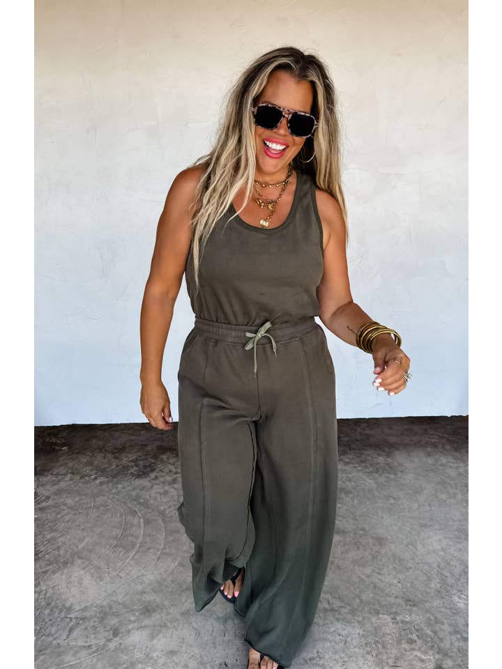 BLAKELEY - Wholesale Jumpsuit - Women's - JET SET TERRY JUMPER