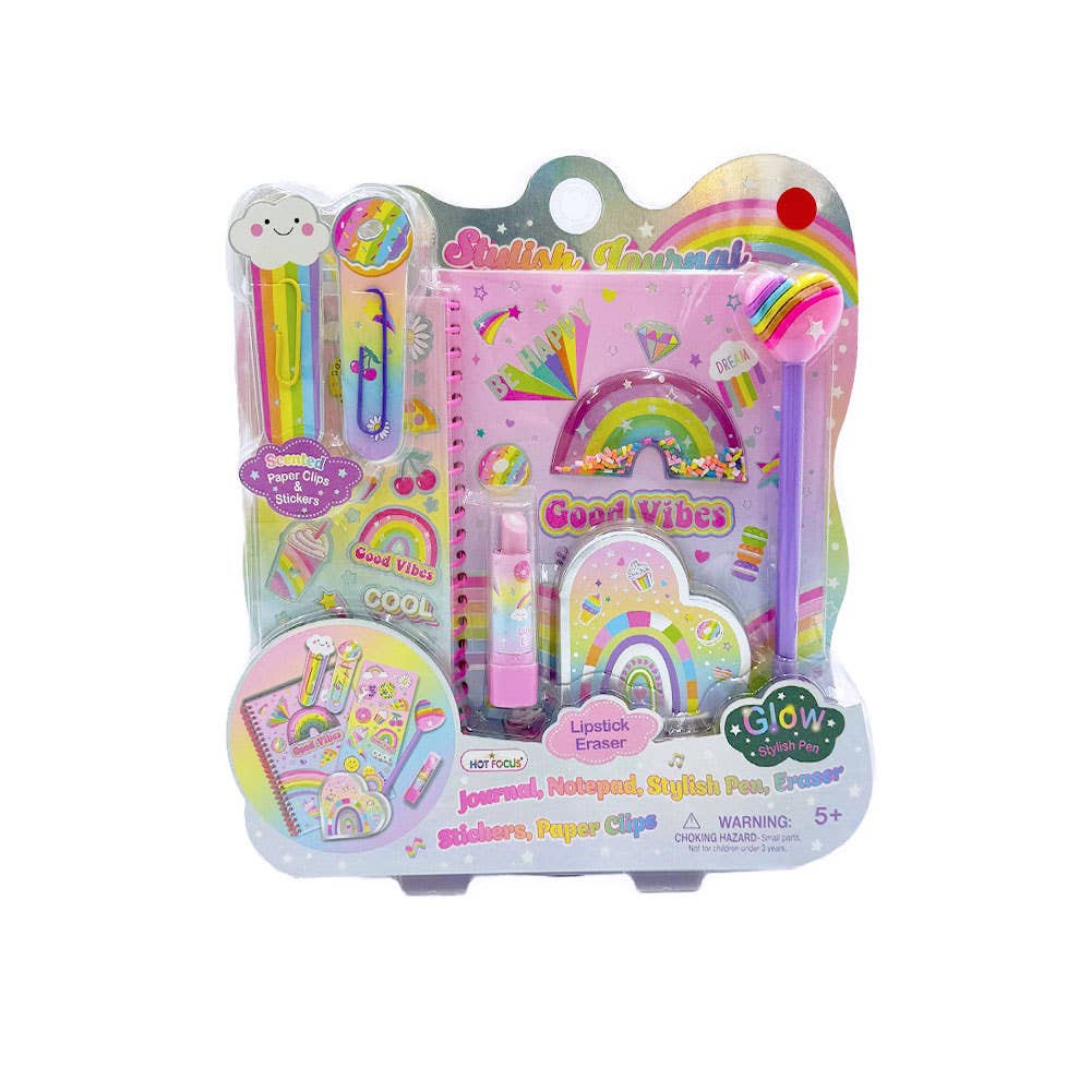 AJ Aguiar – Engroshandel Dagbog - Børn – Rainbow Dagbog Med Tilbehør1