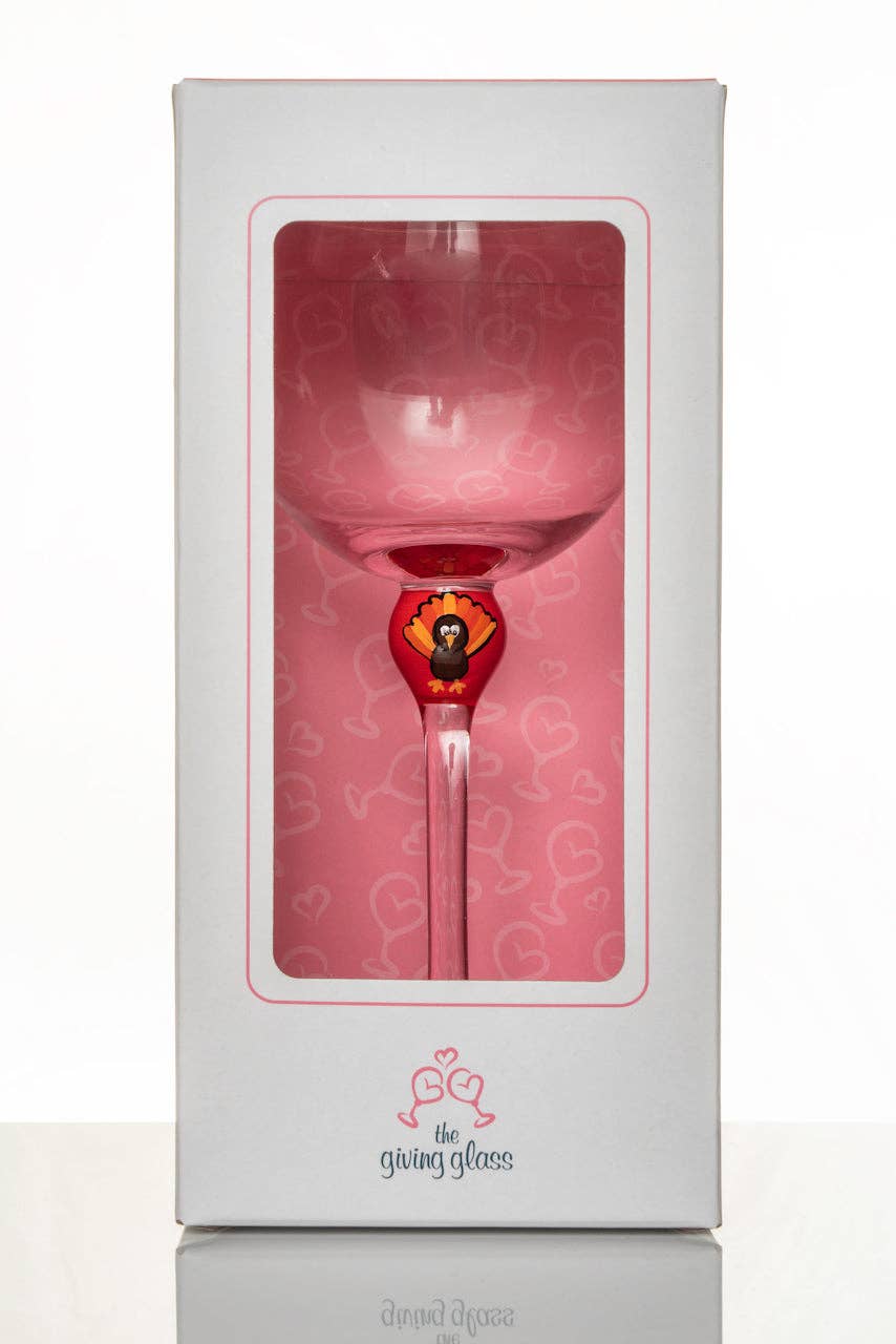 The Giving Glass - Wholesale Wine Glass - Turkey Wine Glass (4 Pack)2
