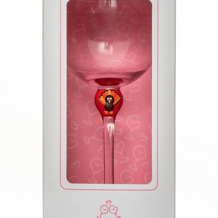 The Giving Glass - Wholesale Wine Glass - Turkey Wine Glass (4 Pack)2