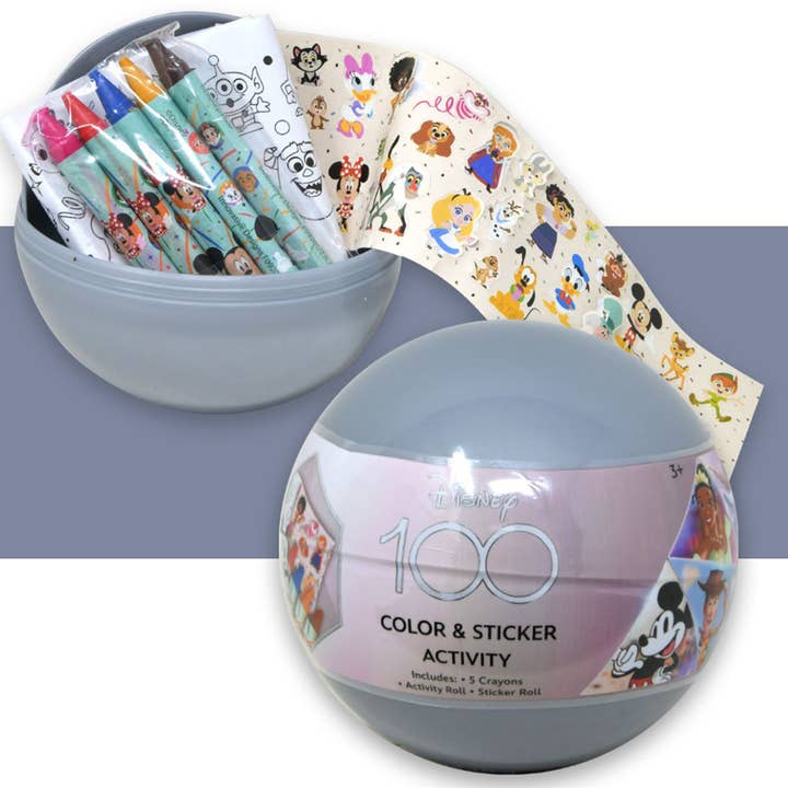 Disney's 100th Coloring Activity in Capsule for wholesale by Deluxe Import Trading