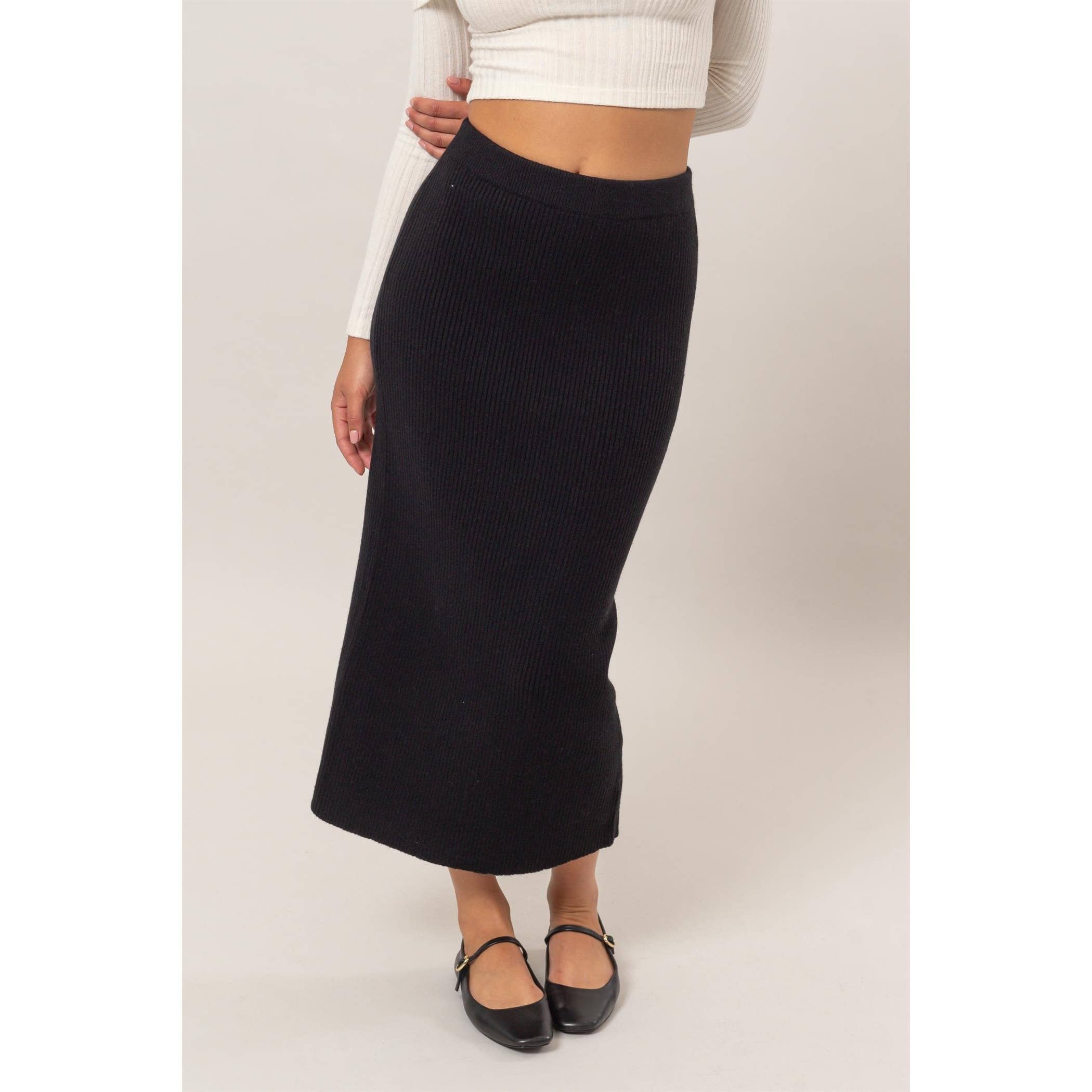 HYFVE – wholesale Skirt – Women’s – Ribbed Knit Midi Skirt13