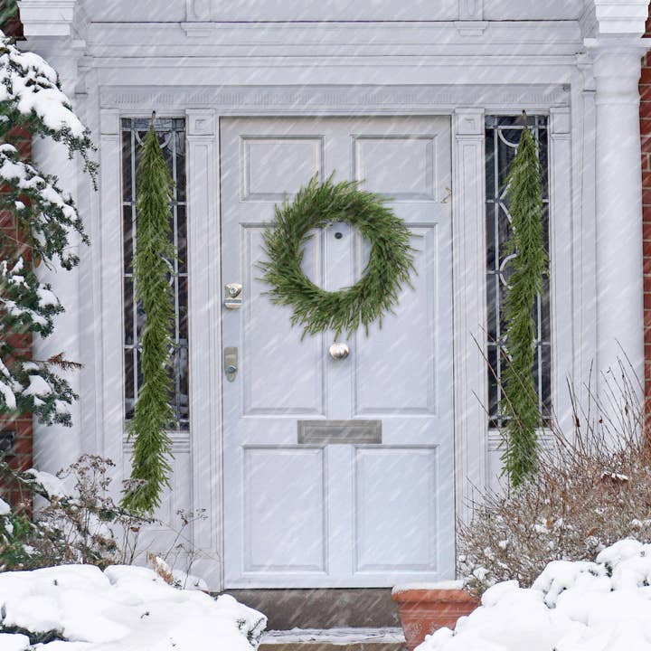 Larksilk - Wholesale Bunting/Garland - 6' Real Touch Frasier Christmas Garland - Mantles, Stairs