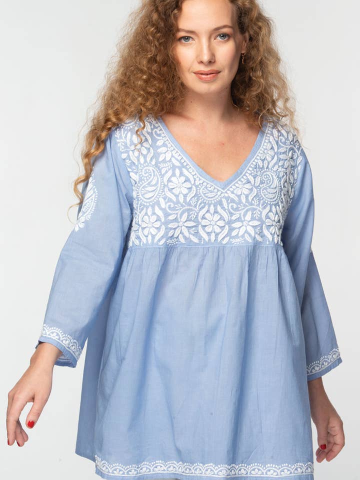 Sevya Handmade - Wholesale Tunic - Women's - Ramani Embroidered Tops32