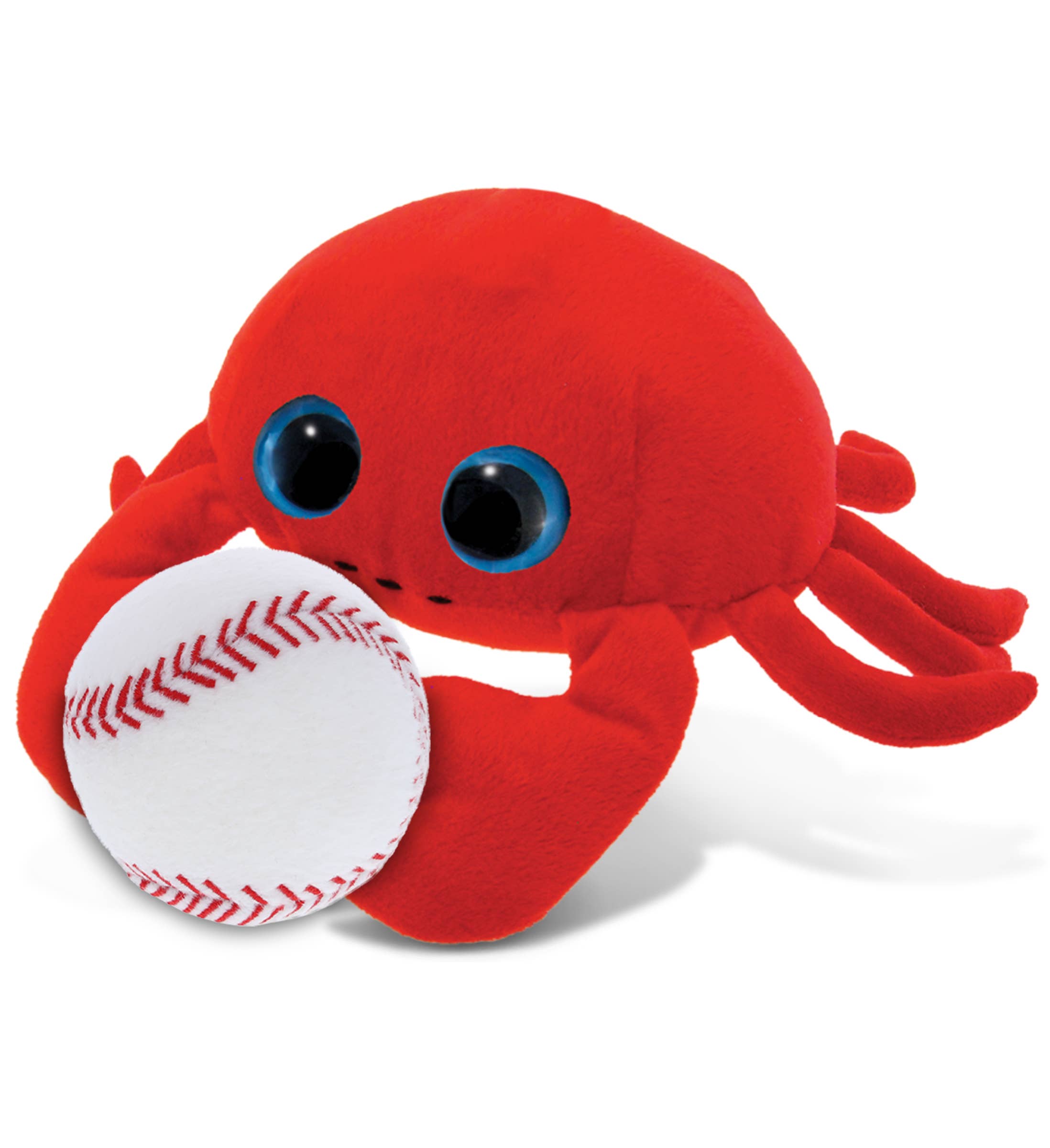 Cota Global - Wholesale Stuffed/Plush Toy - Kids & Baby - Plush Baseball - Big Eye 6" Plush - Red Crab0