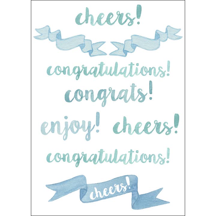 Cheers Designer Decals for wholesale by Printed Hues