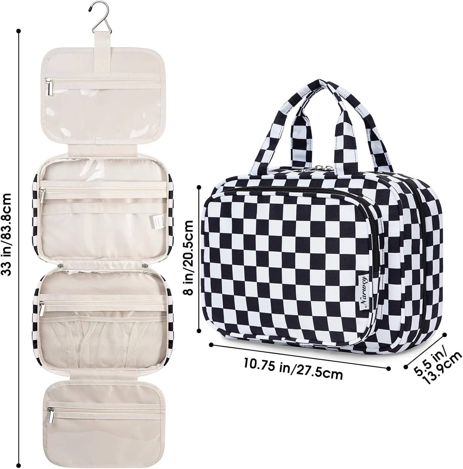 wandf – Großhandel Schmink-/Kosmetiktasche – Hängender Kulturbeutel für Frauen Reise-Make-up-Tasche137