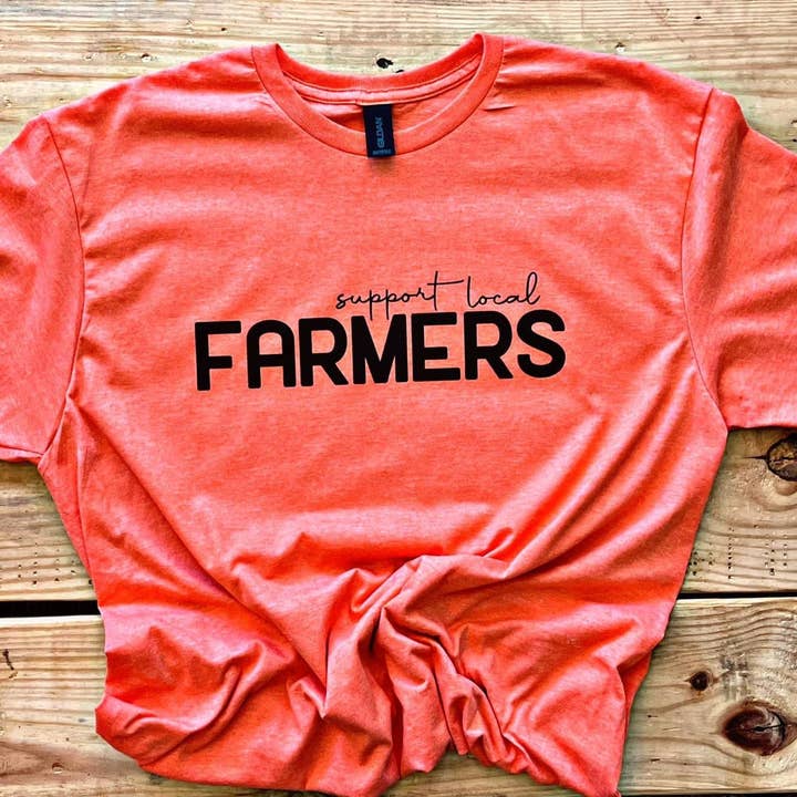 Support Local Farmers T-Shirt for wholesale by Whiskey Willow Boutique