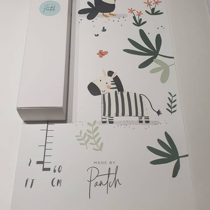 Made By Paatch – wholesale Tillväxtdiagram - Barn och baby – Djungeldjur Höjddiagram för barn