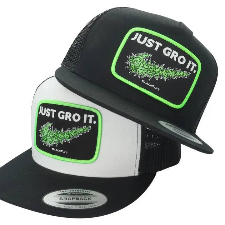 Just Gro It Patch Trucker pour la vente par Black Flys Eyewear