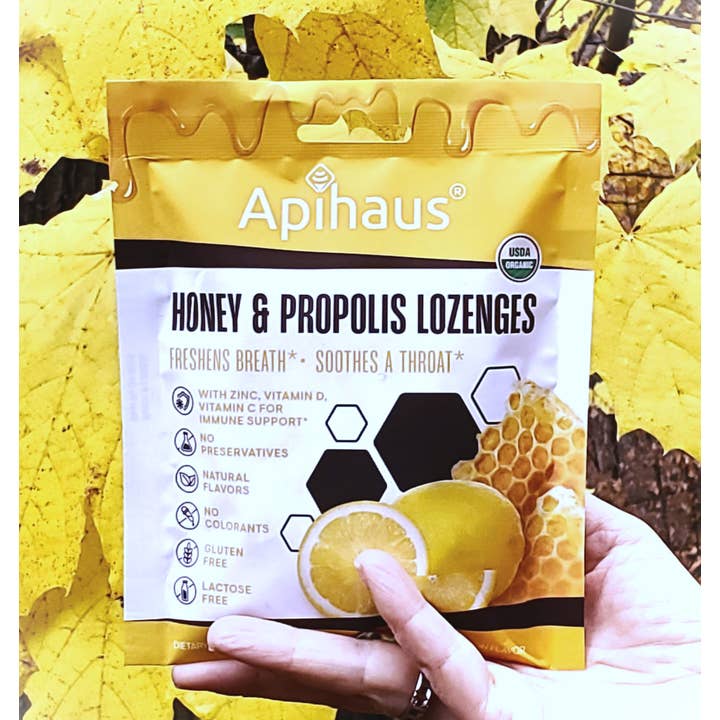 Vando Naturals - Wholesale Lozenges/Cough Drops - Apihaus Honey and Propolis Lozenges Lemon Flavor 20 pcs6