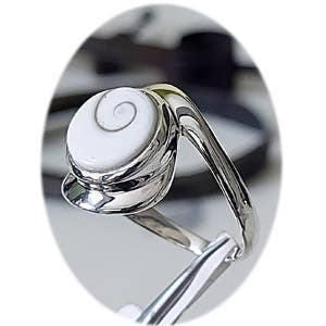 Crystal Earth Sterling - Wholesale Cocktail/Statement Ring - Our Endless Life - Eye of Shiva Shell