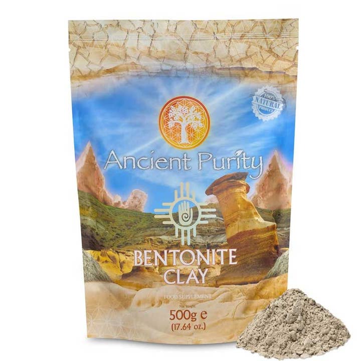 Ancient Purity - Wholesale Oral Supplement/Vitamin - Bentonite Clay - 500g Food Grade | Natural, Clean, Effective