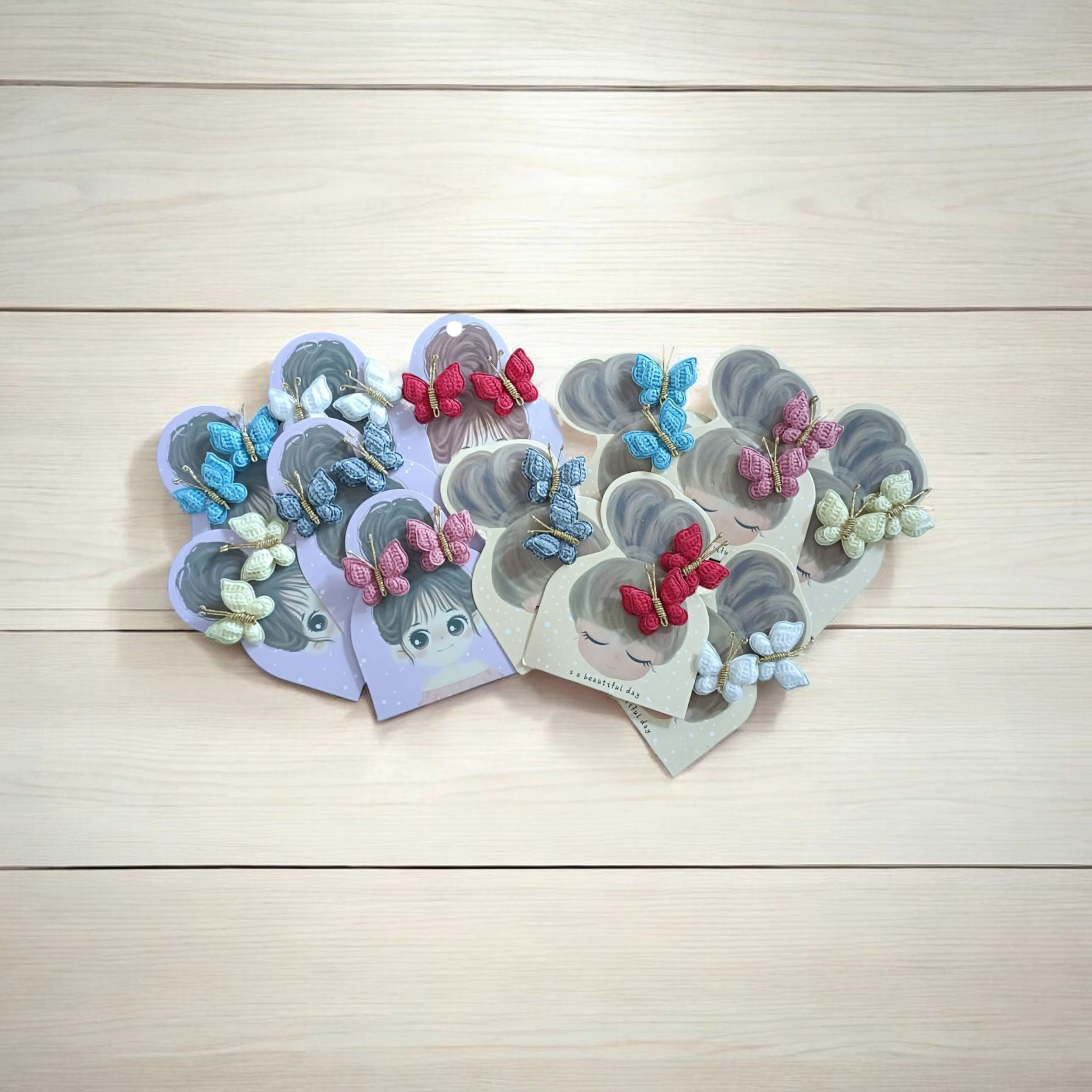 Kids4trendy - Wholesale Hair Clip - Kids - Klein vlindermeisje versie 22